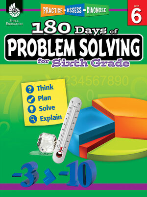 cover image of 180 Days of Problem Solving for Sixth Grade